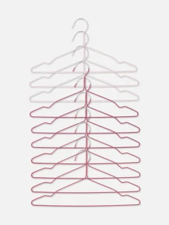 Primark Solutions De Rangement Murales Et Cintres|Lot De 10 Cintres En Métal Enduit