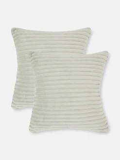 Primark Coussins Et Housses De Coussins|Lot De 2 Coussins Côtelés