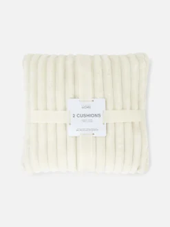 Primark Coussins Et Housses De Coussins|Lot De 2 Coussins Côtelés Confortables