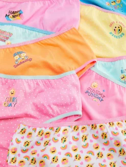 Enfant Primark Sous-Vêtement|Lot De 10 Culottes à Imprimé Emoji