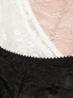 Femme Primark Culotte|Lot De 3 Culottes En Dentelle