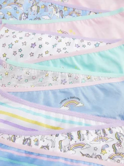 Enfant Primark Sous-Vêtement|Lot De 10 Culottes Graphiques à Motif Licorne