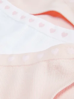 Enfant Primark Sous-Vêtement|Lot De 3 Culottes élastiques Sans Coutures à Cœurs