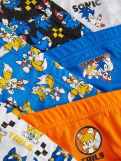 Enfant Primark Sous-Vêtement|Lot De 6 Culottes Sonic Le Hérisson