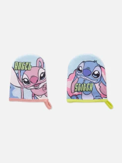 Primark Accessoires De Soins|Lot De 2 Gants De Toilette Disney Lilo & Stitch