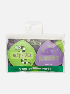 Primark Maquillage D'Halloween|Beetlejuice|Lot De 2 Houpettes De Maquillage Beetlejuice