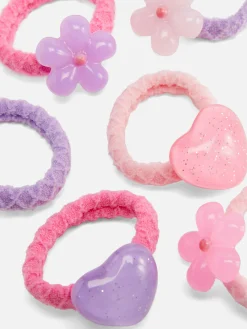 Enfant Primark Accessoires Cheveux|Lot De 6 élastiques à Breloques Fantaisie Pour Les Cheveux