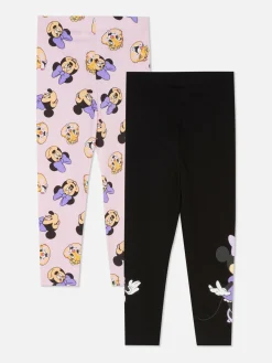 Enfant Primark Bas De Jogging|Lot De 2 Leggings Disney Minnie Mouse Et Ses Amis