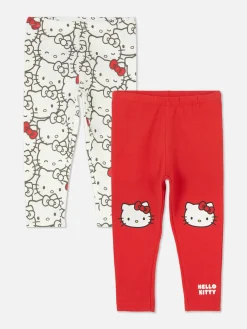 Primark Pantalons Et Leggings|Lot De 2 Leggings Hello Kitty 50e Anniversaire