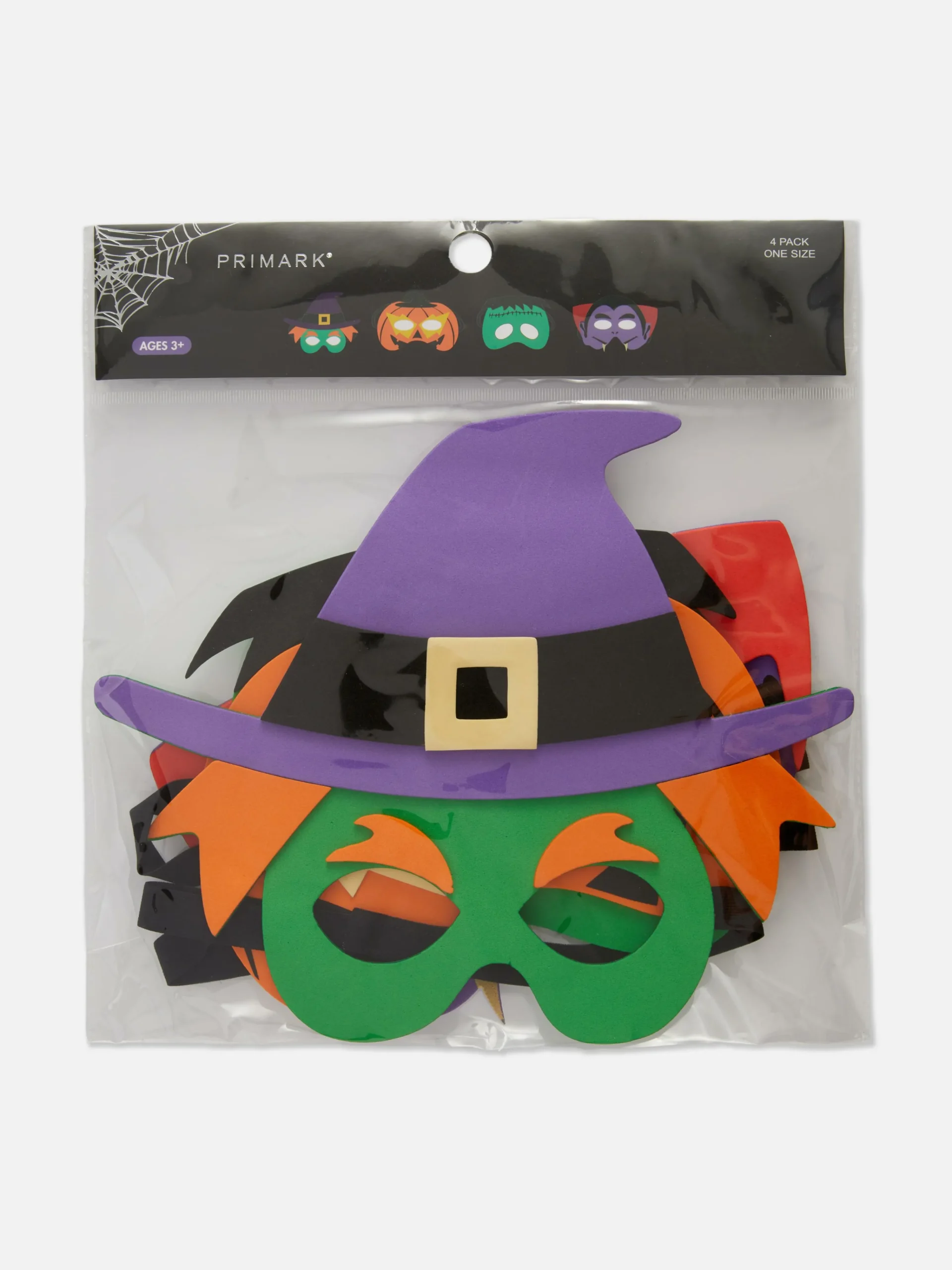 Enfant Primark Déguisements Halloween Pour Enfants|Tout Halloween|Lot De 4 Masques D'Halloween
