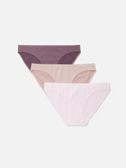 Femme Primark Culotte|Lot De 3 Mini Culottes Sans Couture
