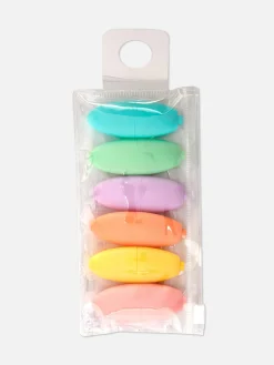 Enfant Primark Crayons De Couleur|Lot De 6 Mini Surligneurs