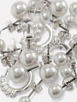 Femme Primark Bijoux|Lot De 12 Paires De Boucles Et Clous D'oreilles