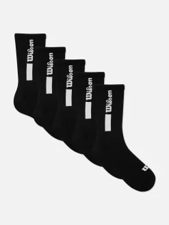 Homme Primark Chaussettes|Lot De 5 Paires De Chaussettes De Sport Wilson