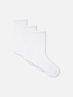 Femme Primark Chaussettes|Lot De 3 Paires De Chaussettes De Sport