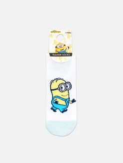 Femme Primark Chaussettes|Lot De 3 Paires De Chaussettes Pour Baskets Minions