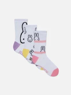 Femme Primark Chaussettes|Lot De 3 Paires De Chaussettes Miffy