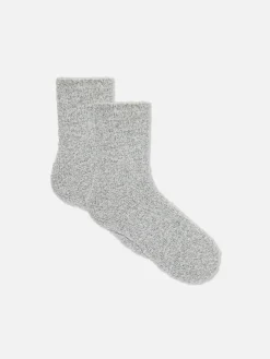Femme Primark Chaussettes|Lot De 2 Paires De Chaussettes Chaudes Bouclées