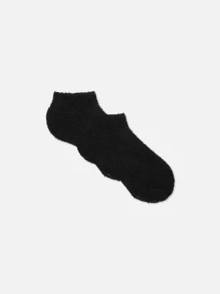 Femme Primark Chaussettes|Lot De 2 Paires De Chaussettes De Sport à Texture Bouclée