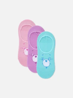 Femme Primark Chaussettes|Lot De 3 Paires De Chaussettes Invisibles Bisounours