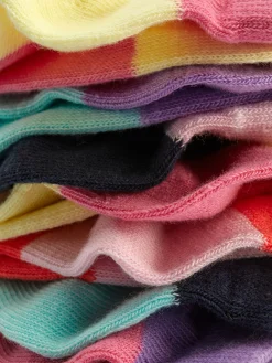 Enfant Primark Chaussettes Et Collants|Lot De 7 Paires De Chaussettes Pour Baskets Color Block