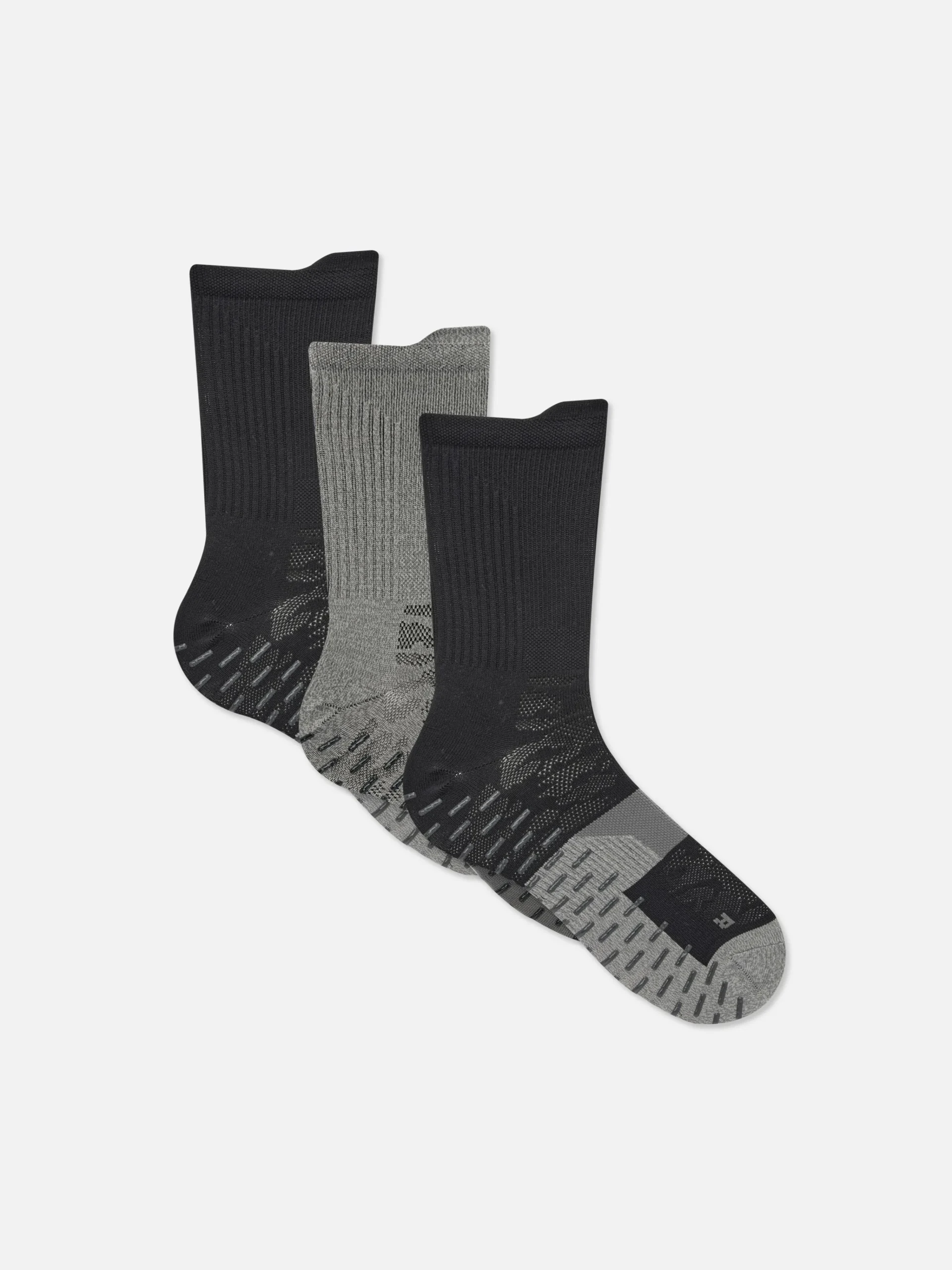 Homme Primark Chaussettes|Vêtements De Sport|Lot De 3 Paires De Chaussettes Antidérapantes