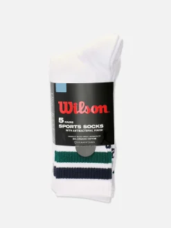 Homme Primark Chaussettes|Lot De 5 Paires De Chaussettes De Sport Wilson