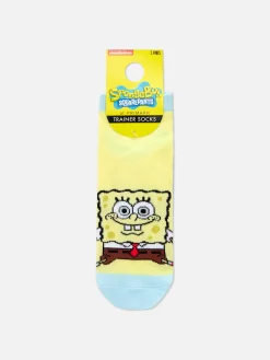 Femme Primark Chaussettes|Lot De 3 Paires De Chaussettes Bob L'éponge