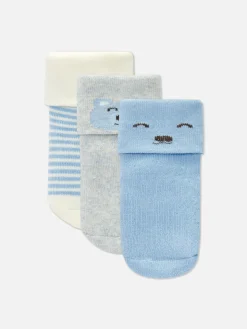 Primark Chaussettes Et Collants|Lot De 3 Paires De Chaussettes à Revers
