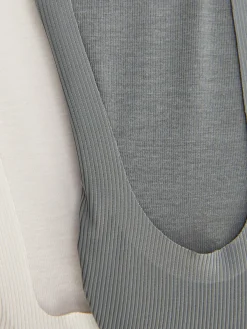 Femme Primark Chaussettes|Lot De 2 Paires De Chaussettes En Microfibre