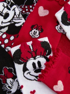 Enfant Primark Chaussettes Et Collants|Lot De 4 Paires De Chaussettes Disney Minnie Mouse