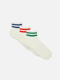 Femme Primark Chaussettes|Lot De 3 Paires De Chaussettes à Rayures