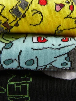 Enfant Primark Chaussettes|Lot De 3 Paires De Chaussettes Pour Baskets Pokémon