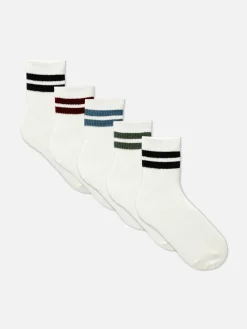 Enfant Primark Chaussettes|Lot De 5 Paires De Chaussettes De Sport à Rayures
