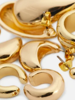 Femme Primark Bijoux|Lot De 6 Paires De Manchettes D'oreilles