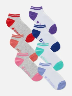 Enfant Primark Chaussettes Et Collants|Lot De 7 Paires De Socquettes Jours De La Semaine