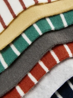 Primark Chaussettes Et Collants|Lot De 7 Paires De Socquettes Rayées