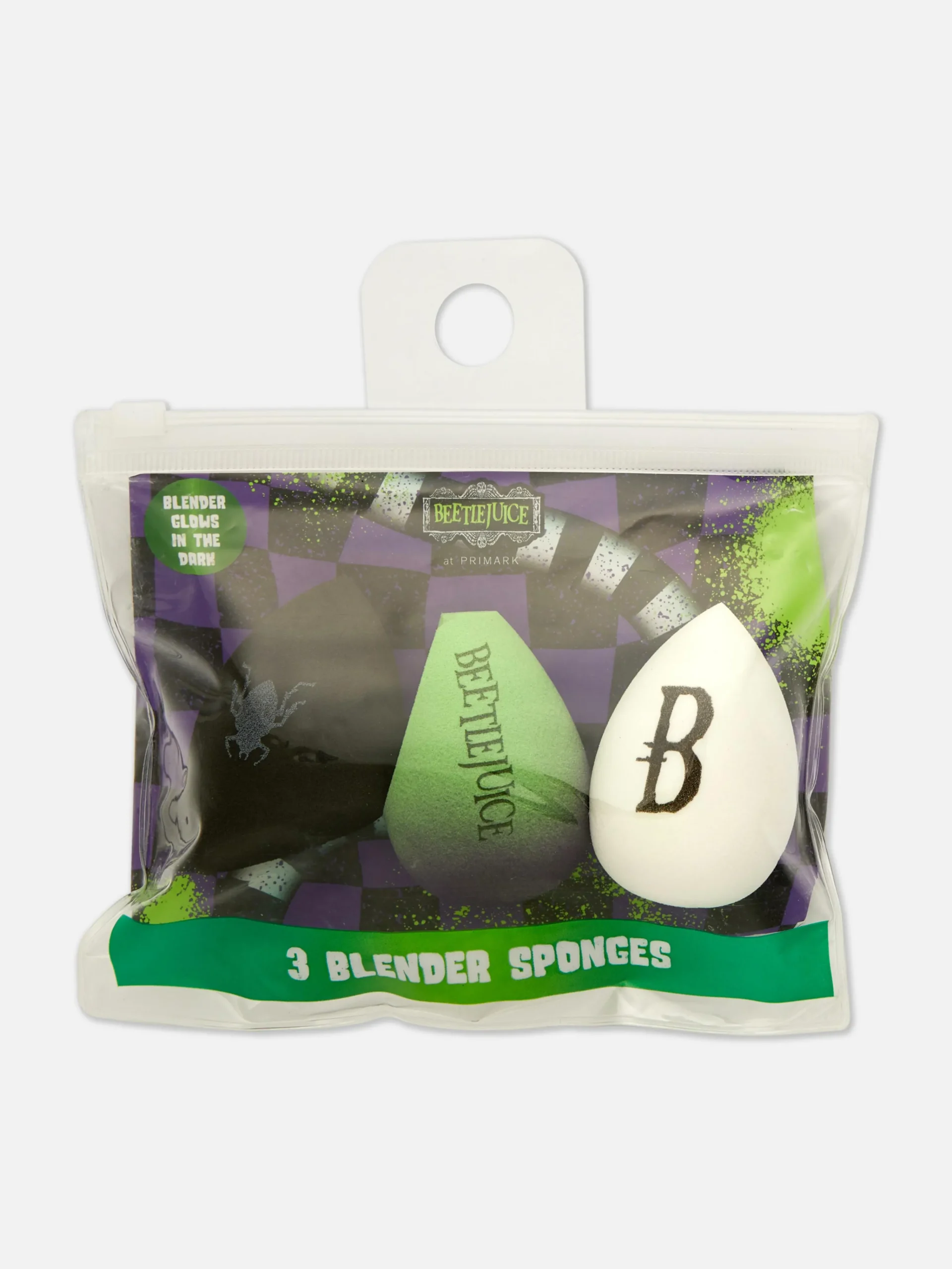 Primark Maquillage D'Halloween|Beetlejuice|Lot De 3 éponges De Maquillage Beetlejuice