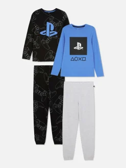 Enfant Primark Pyjamas Et Vêtements De Nuit|Lot De 2 Pyjamas à Manches Longues PlayStation