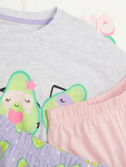 Enfant Primark Pyjamas Et Vêtements De Nuit|Lot De 2 Pyjamas Graphiques à Motif Avocat
