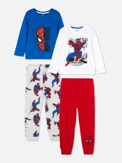 Enfant Primark Pyjamas Et Vêtements De Nuit|Lot De 2 Pyjamas Graphiques Marvel Spider-Man
