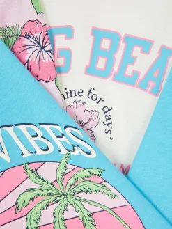 Enfant Primark Pyjamas Et Vêtements De Nuit|Lot De 2 Pyjamas Short Graphiques