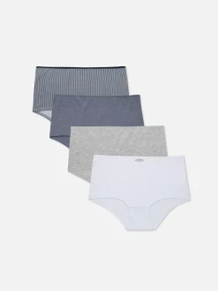 Femme Primark Culotte|Lot De 4 Shortys Variés Pour Tous Les Jours