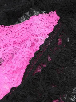 Femme Primark Culotte|Lot De 3 Strings à Finitions En Dentelle