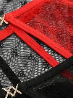 Femme Primark Culotte|Lot De 3 Strings à Motif Monogramme