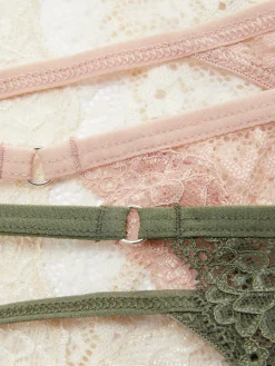 Femme Primark Culotte|Lot De 3 Strings En Dentelle