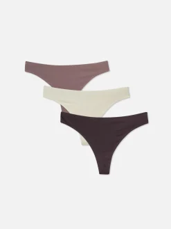 Femme Primark Culotte|Lot De 3 Strings Invisibles