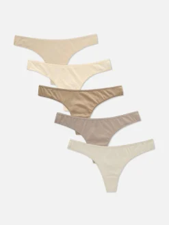 Femme Primark Culotte|Lot De 5 Strings Pour Tous Les Jours
