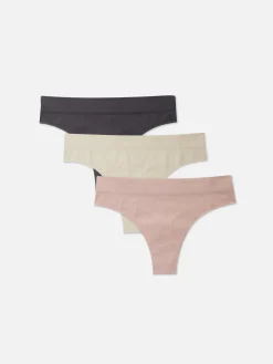 Femme Primark Culotte|Lot De 3 Strings Sans Couture Ton Sur Ton