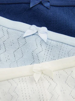 Femme Primark Culotte|Lot De 3 Strings Texturés En Pointelle